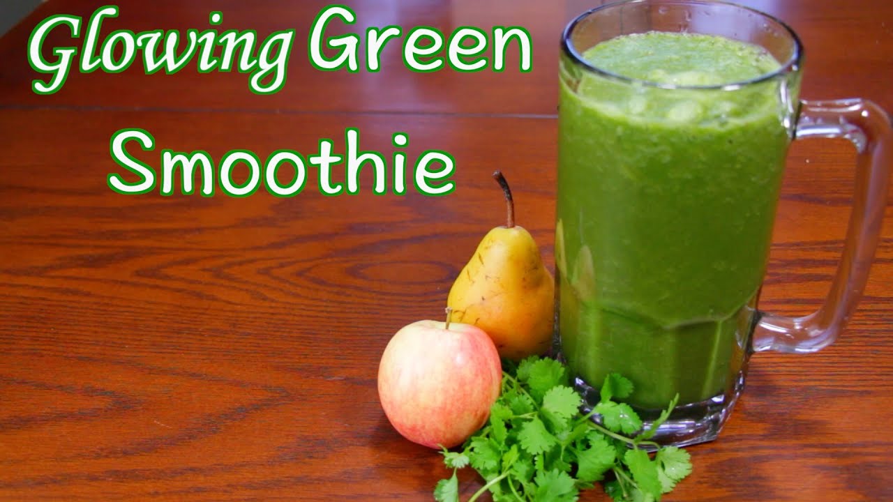 Glowing Green Smoothie for Healthy Hair and Skin