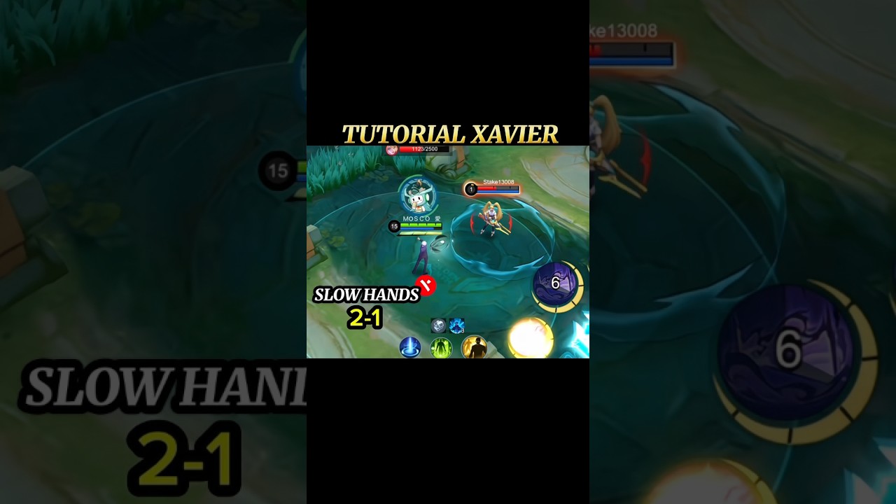 Tutorial Xavier mlbb focus on this 🤯😱