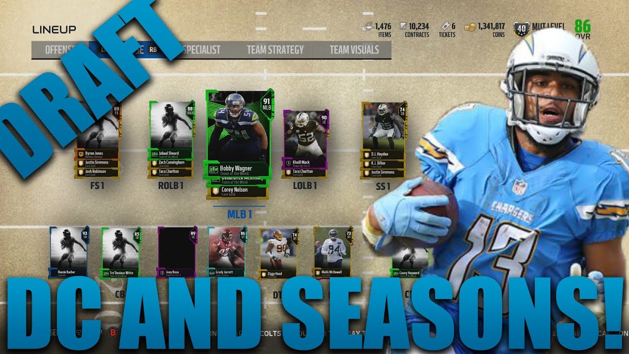 Draft Champions and Seasons! Madden 18 Ultimate Team Draft Champions!