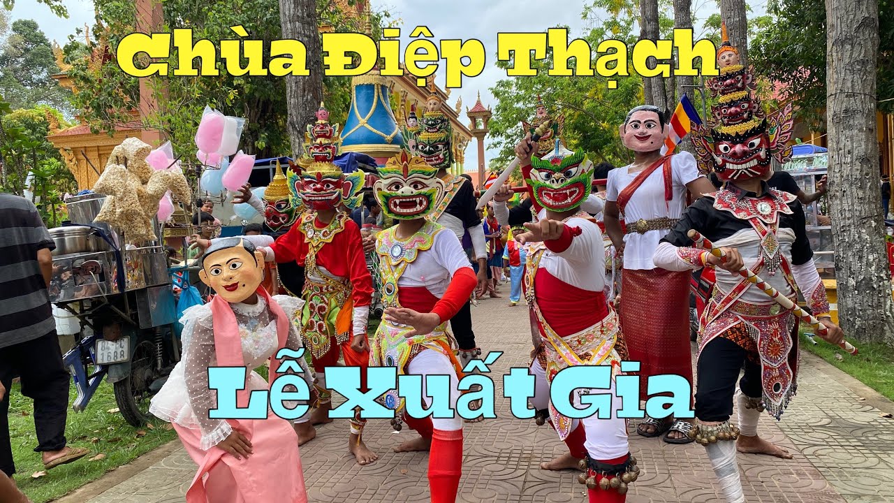 Diễu hành lễ Xuất Gia vào chùa .Điệp Thạch.(HƯNG TRẦN VLOG)