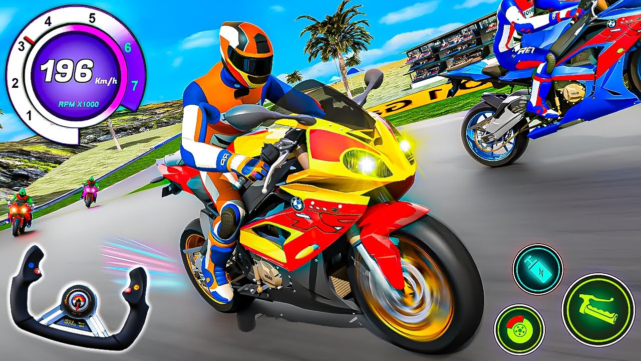 Moto Rider Bike Racing - Extreme Motocross GT Bike Driving - Android Gameplay