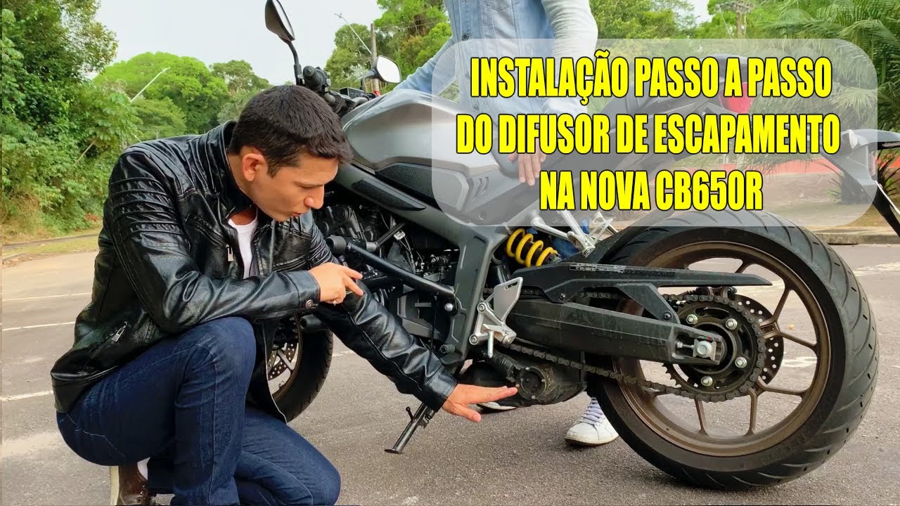 [✅PASSO A PASSO] Como instalar difusor de escapamento esportivo na CB650r