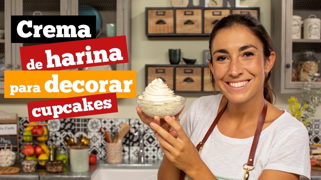 🧁CREMA DE HARINA PARA DECORAR CUPCAKES (ERMINE ICING)🧁