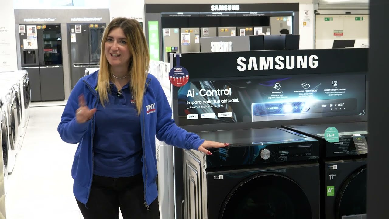 Samsung lavasciuga con AI control