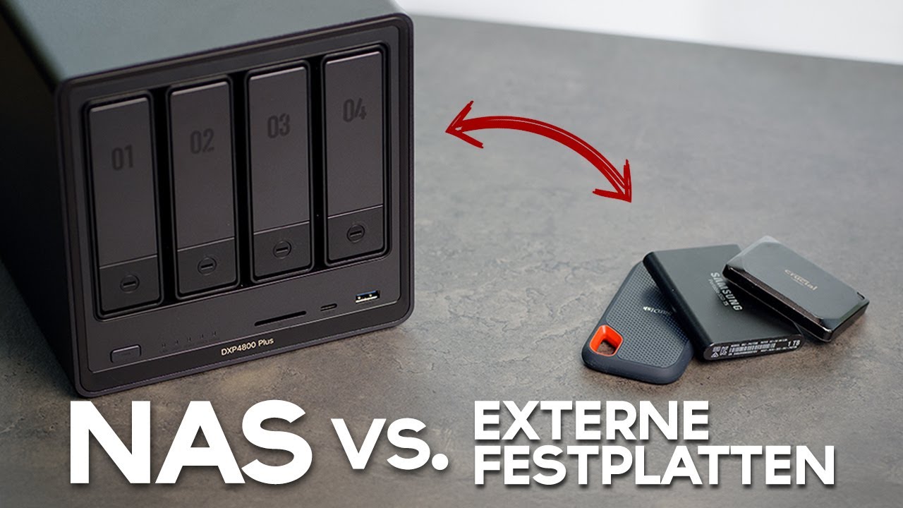 FOTOSICHERUNG: 5 Gründe für eine NAS vs. externe Festplatten & Test UGREEN DXP4800 PLUS