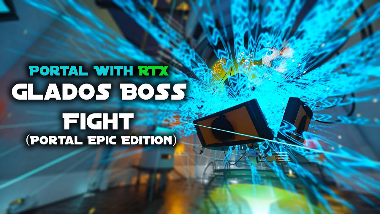 Portal Epic Edition's GLaDOS Boss Fight but in Portal With RTX...