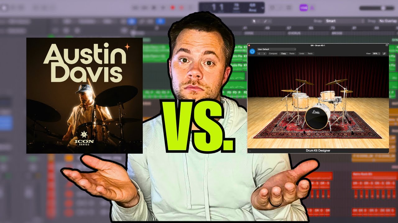 Which Sounds Better? | Logic Pro’s Stock Drum Kit vs. Austin Davis Sample Kit