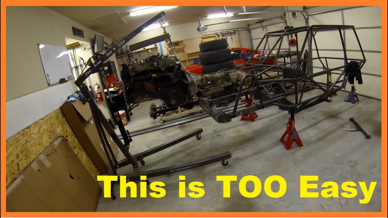 Trail Buggy XJ Part 1 Engine and Rear Axle Install