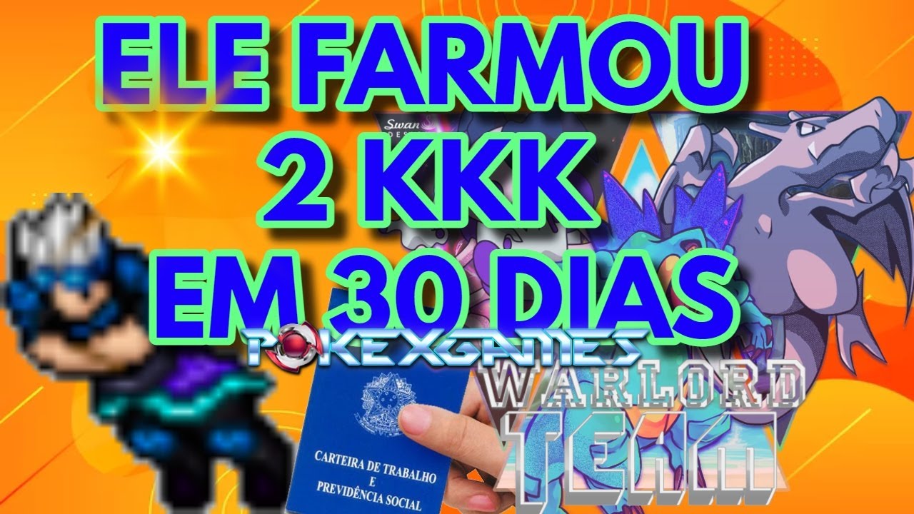 [PXG] APRENDA A FARMAR 2KKK POR MES DE FORMA RÁPIDA E PRÁTICA NA POKEXGAMES