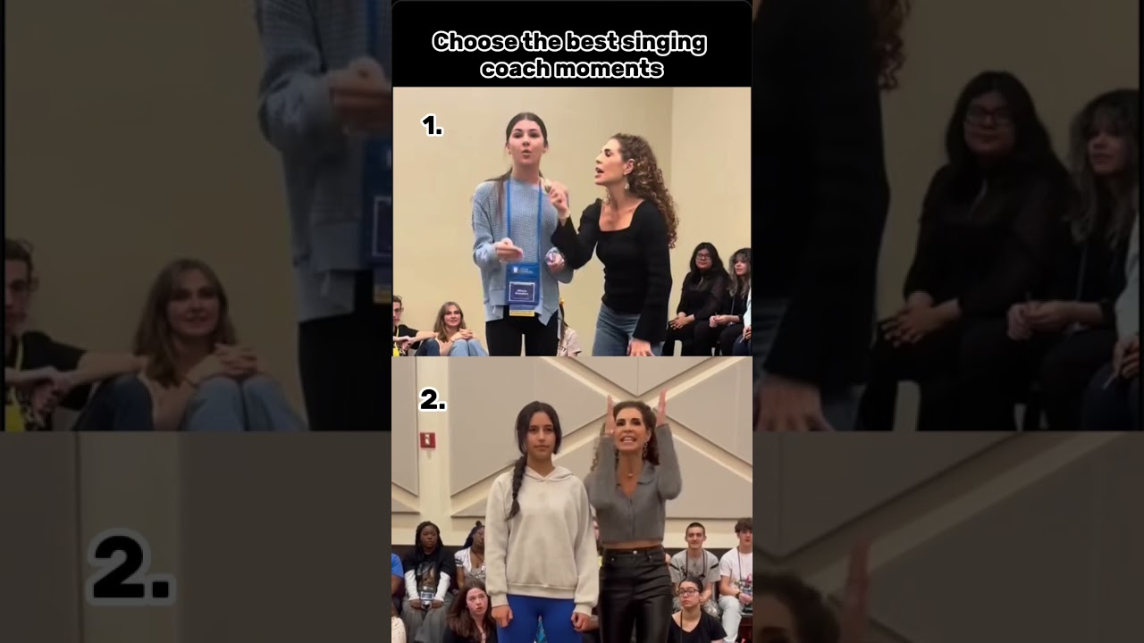 Comment your answer! #raiseyouryayaya #singing #coach #acapella #choose #versus