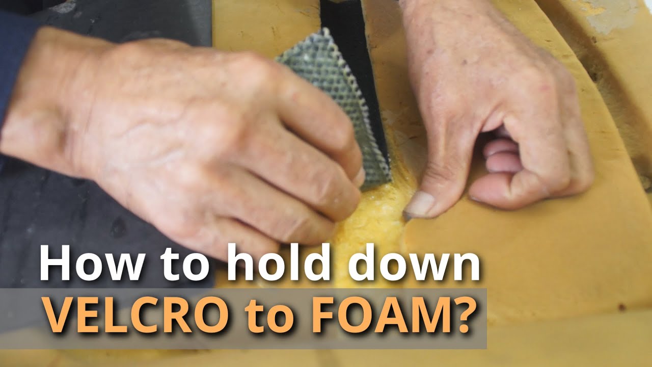 How to Hold Down Velcro to Foam - Car Upholstery
