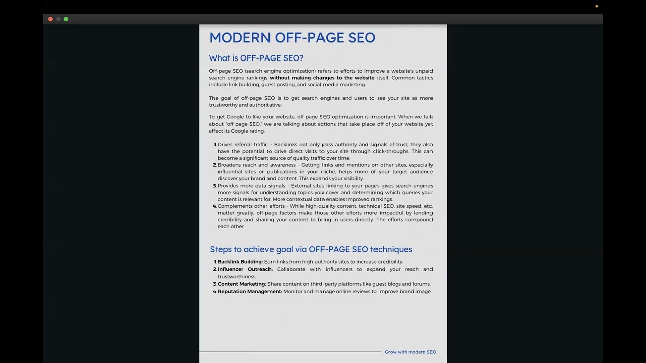OFF Page SEO (Part 39)