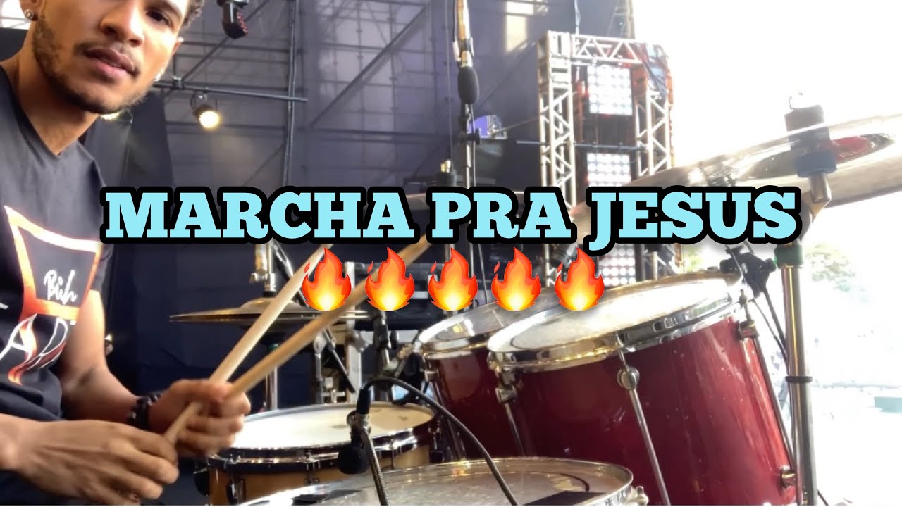 MARCHA PRA JESUS/MIDIAN LIMA #drumcam Matheus Falcão