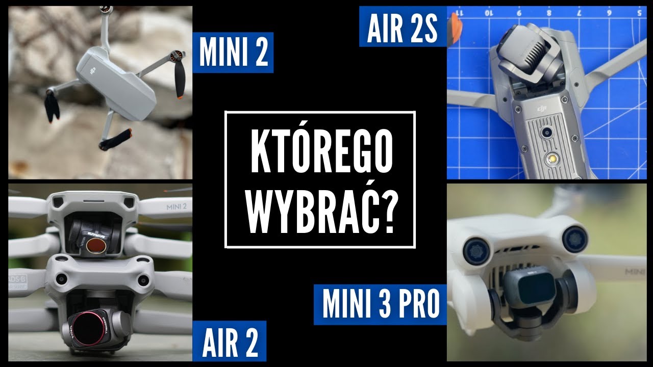 Jakiego drona kupić w 2022: DJI Mini 2 vs. Mini 3 PRO vs. Air 2 vs. Air 2S
