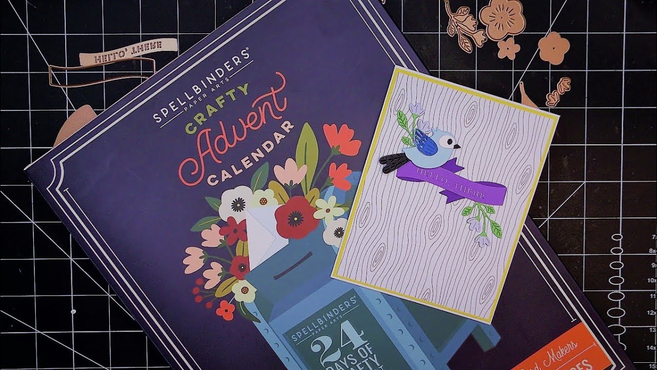 Адвент-календарь Spellbinders 2022! Дни открытия 9-12 и мастер-класс по изготовлению милой открыт...
