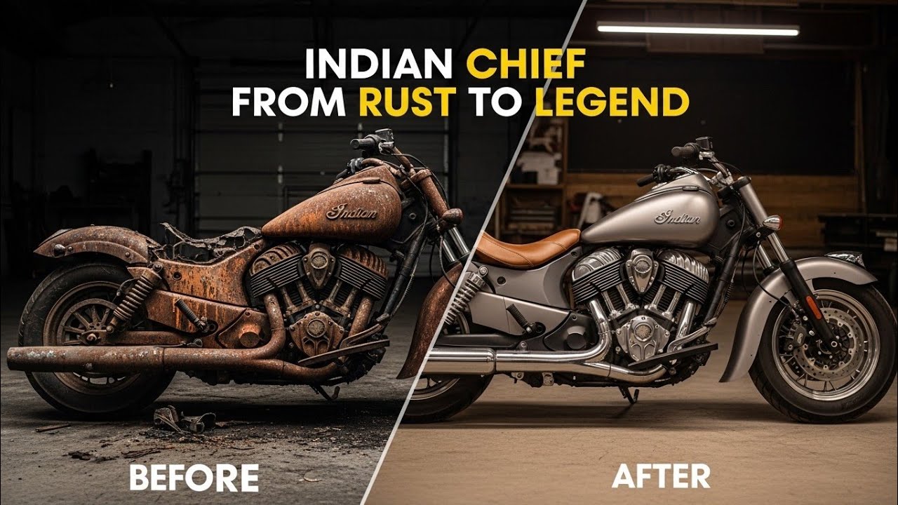 FROM RUST TO LEGEND 🔥 Indian Chief Motorcycle Restoration | Full Documentary