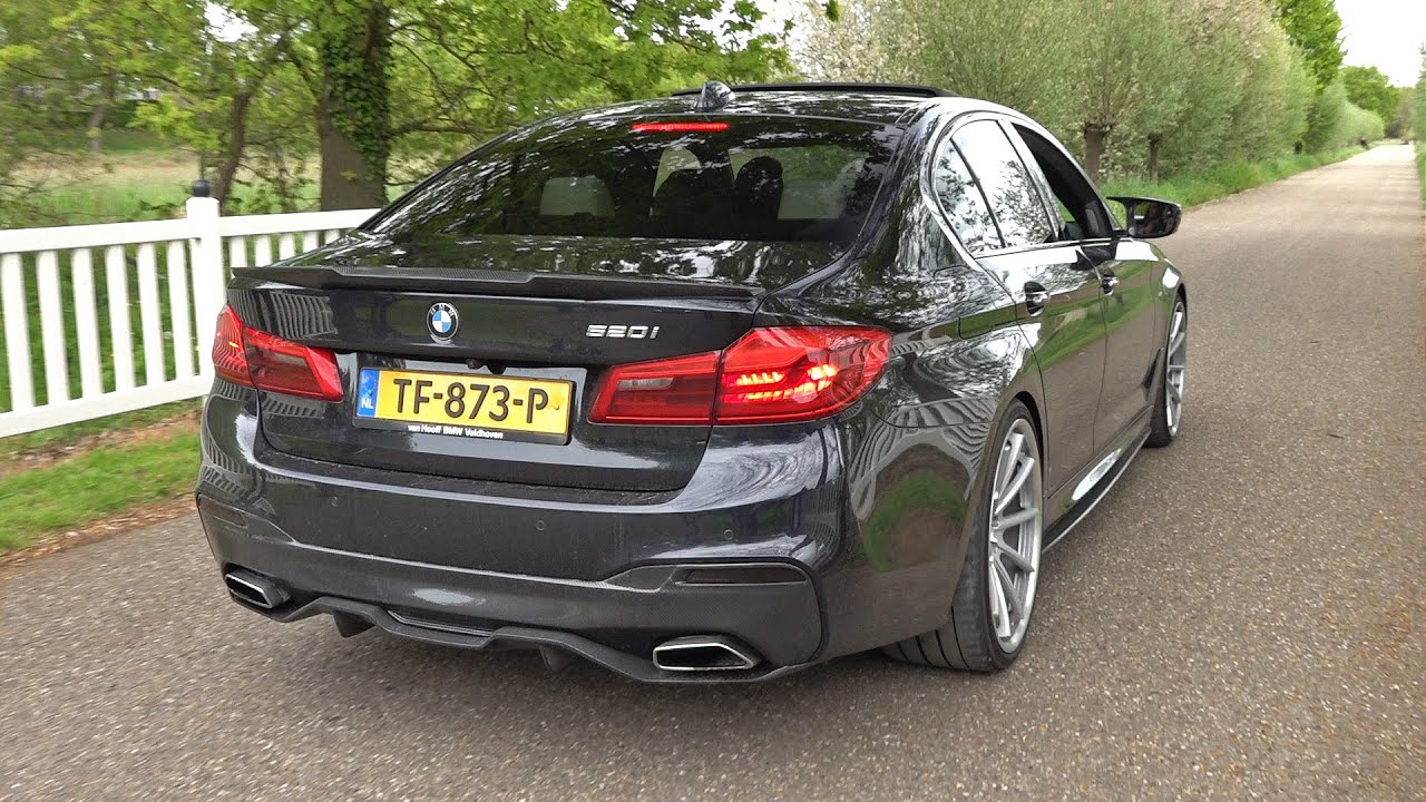 420HP BMW 540i Stage 2 - Burnout, Pops & Bangs, Accelerations!