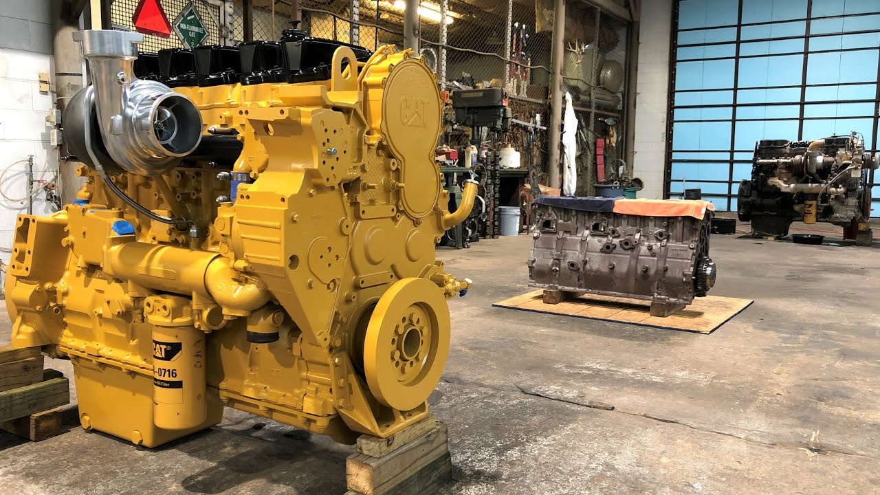 Производство новых дизельных двигателей Caterpillar и эксплуатация старых