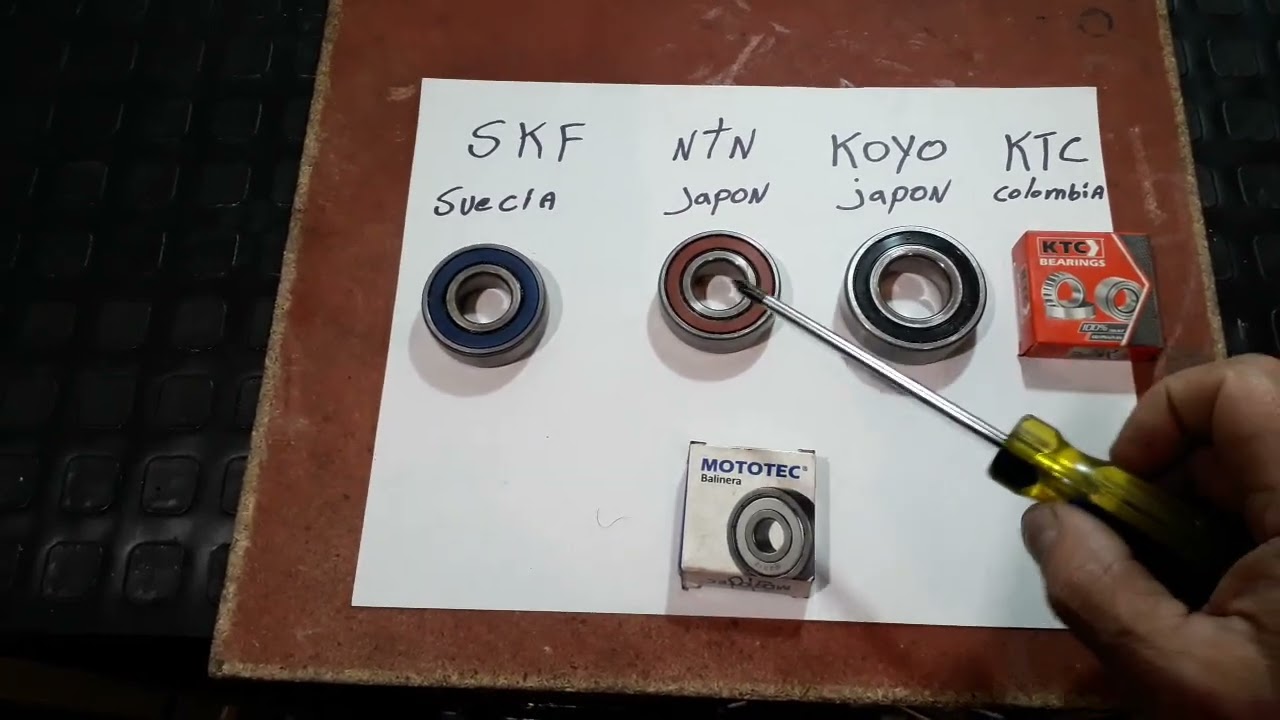 cual rodamiento es recomendable para las 