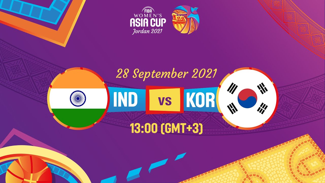 India v Korea | Full Game | FIBA Women's Asia Cup 2021 - Division A