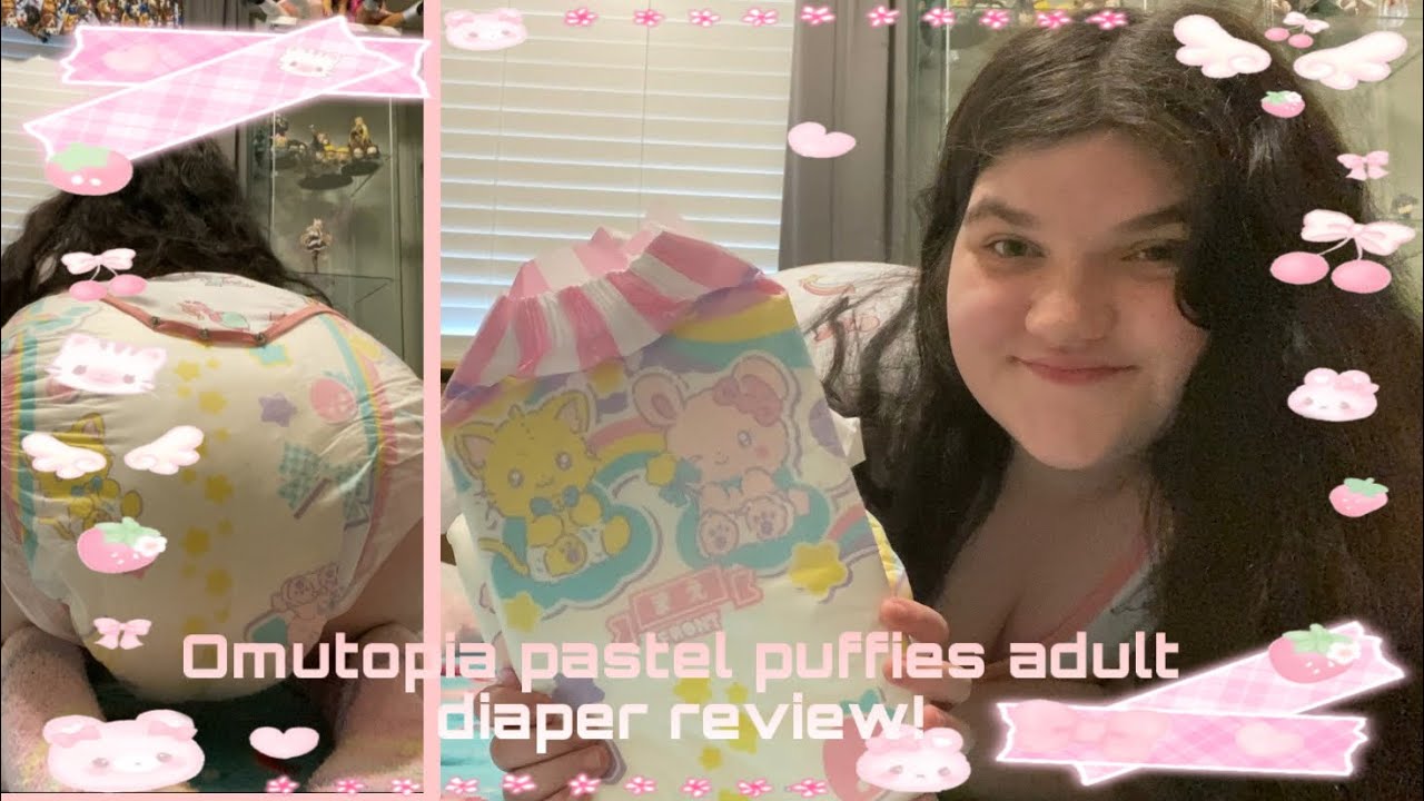 Omutopia pastel puffies adult diaper review