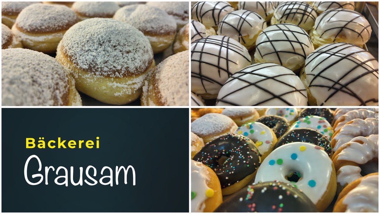 Herstellung von Krapfen Bäckerei Grausam