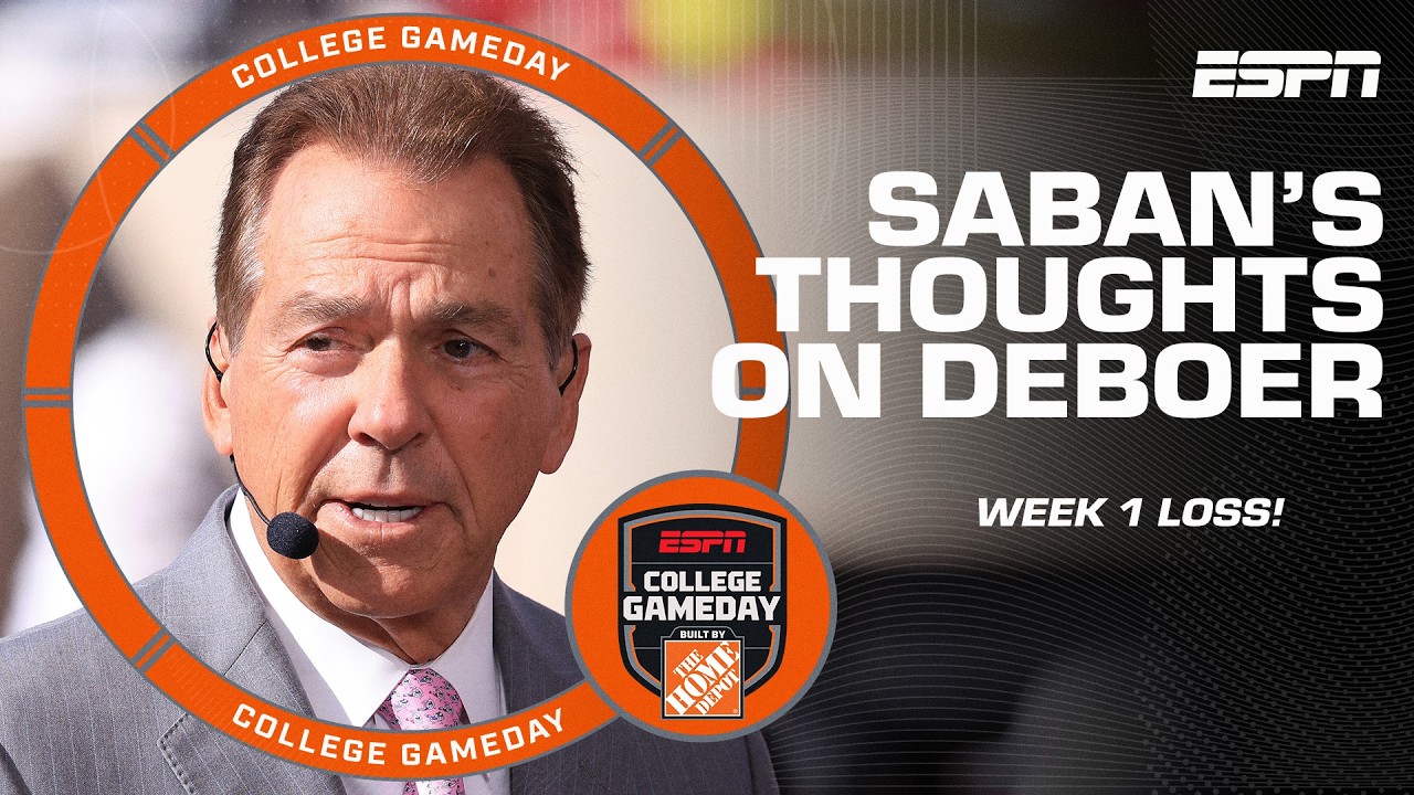 Nick Saban ANALYZES Alabama's Week 1 LOSS to FSU | College GameDay