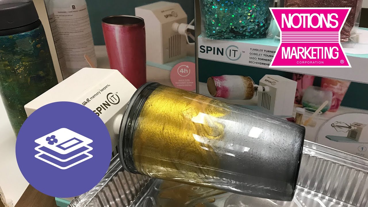 Use the Spin It From We R Memory Keepers to Personalize Tumblers, Cups and More!