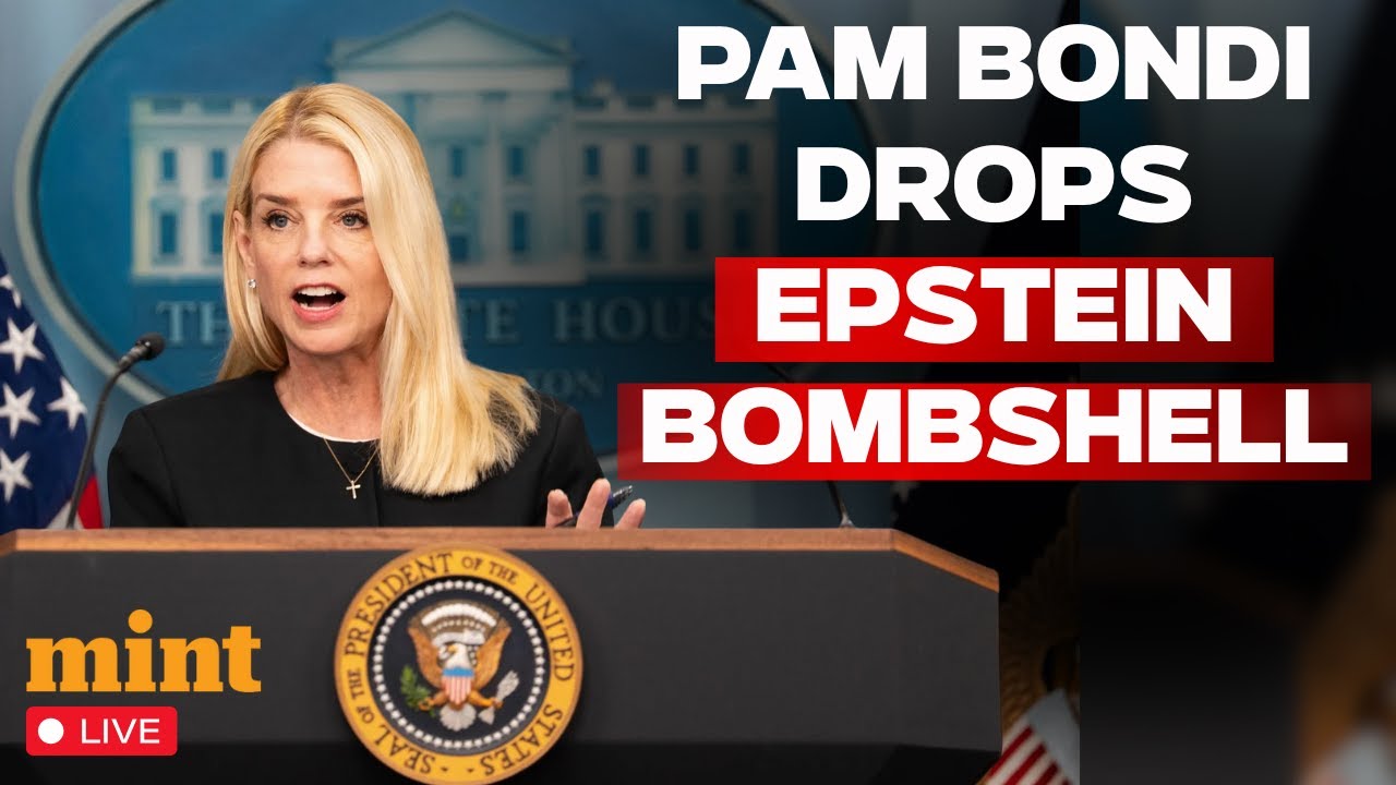 Bondi LIVE | Pam Bondi Reveals When Epstein Files Will Be Released | Donald Trump | Jeffrey Epstein