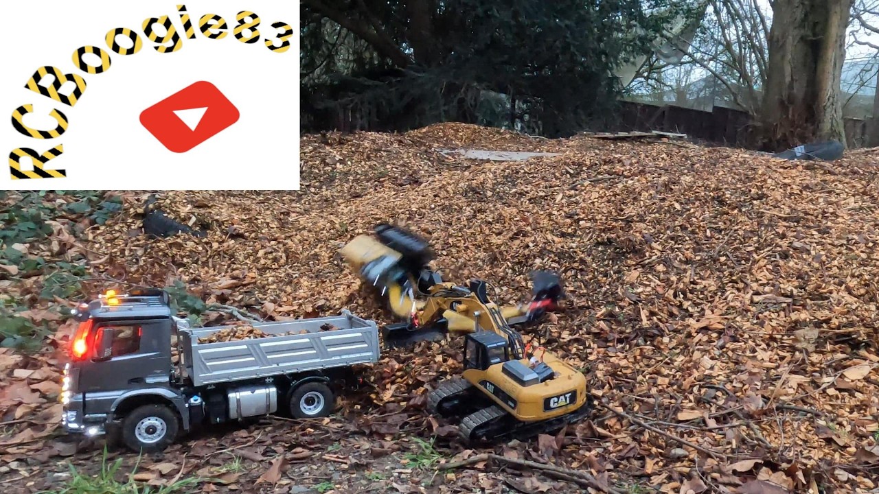 Construction Giants: RC Dump Truck & Excavator in Action