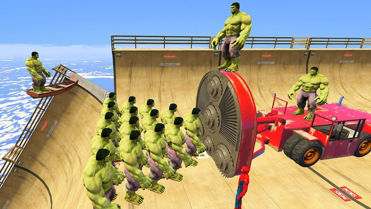 GTA 5 Crazy Ragdolls Spiderman Vs HULK vol.3 (GTA 5 Euphoria Physics Ragdolls Fails Funny)