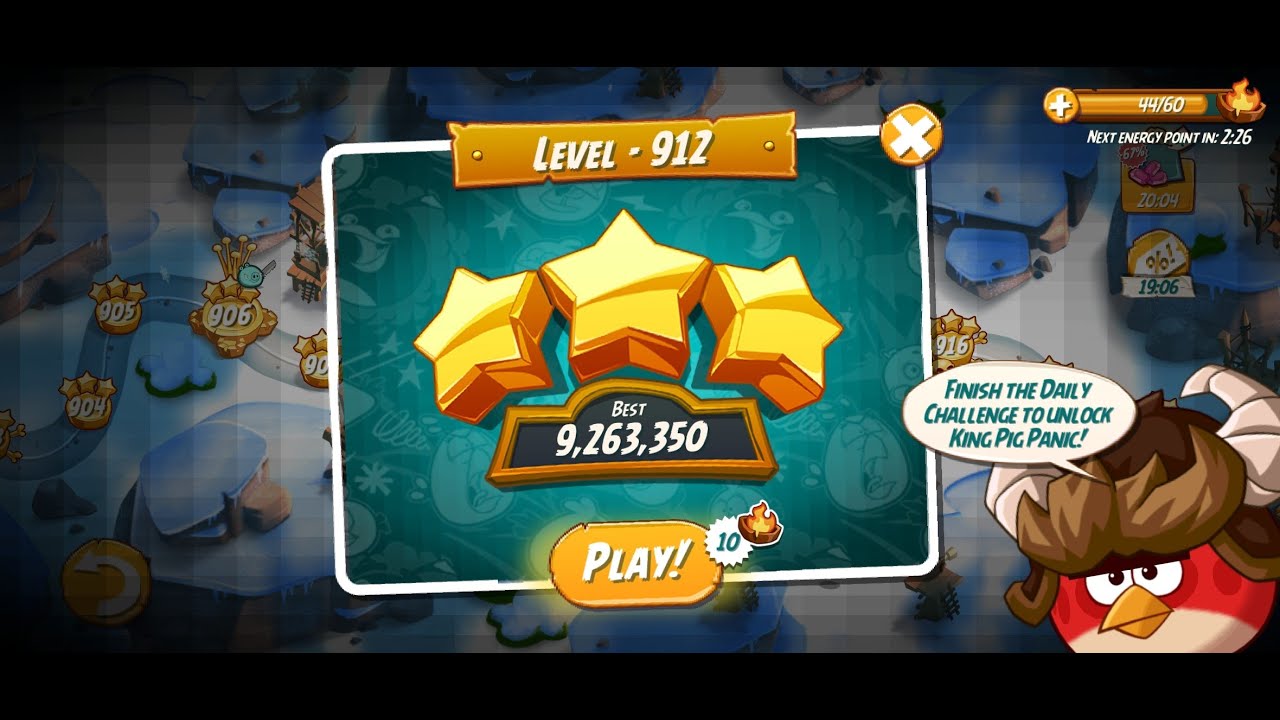 Angry Birds 2 | Rescuer | Level 912 | Hitting Fun | Angry Bird 2 Show