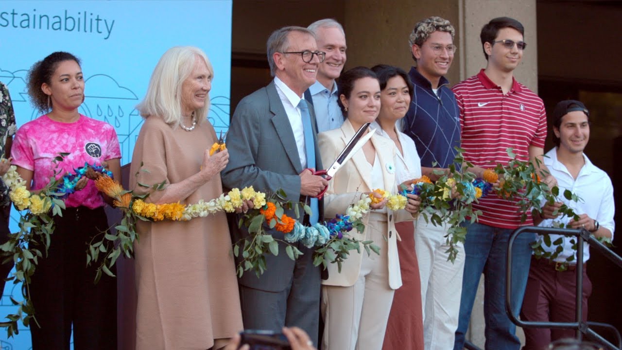 Stanford Doerr School of Sustainability launches with campus celebration