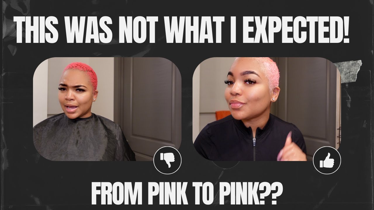 hair vlog | FROM PINK TO PINK?? HAIR COLOR AND BLEACH