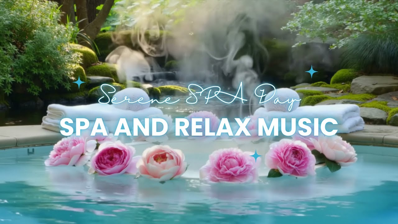💙 Peonies Hot Spring Spa Nature Ambience for Deep Relaxation | 3 Hours | Serene SPA Day 🌿