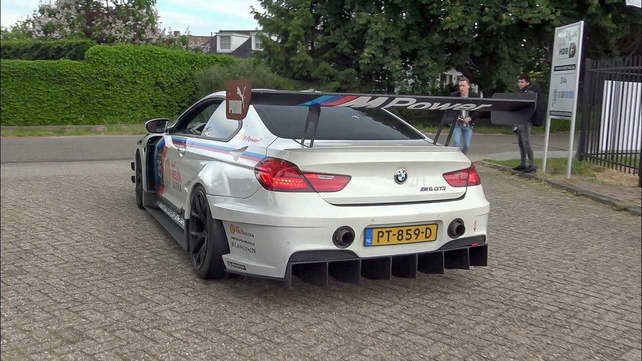 800HP BMW M6 GT3 - Start Up, LOUD Accelerations Sounds & Downshifts !