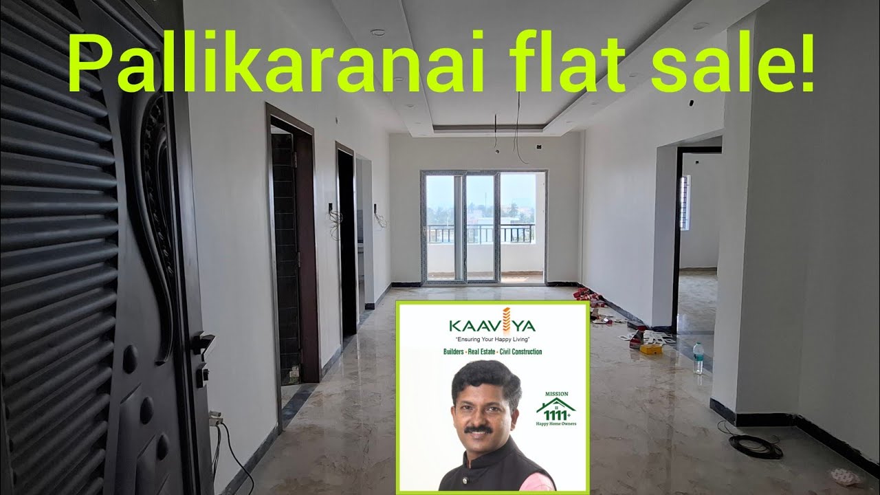 Ready 3bhk flat - good water, flood free in pallikaranai! kaaviya homes | 4bhk flat nr keelkattalai