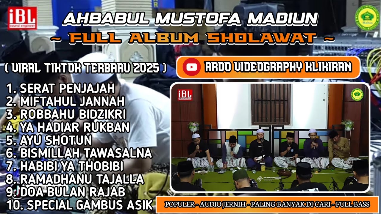 TERBARU ‼️ AHBABUL MUSTOFA MADIUN FULL ALBUM SHOLAWAT 2025 // HD 1080P - AUDIO JERNIH