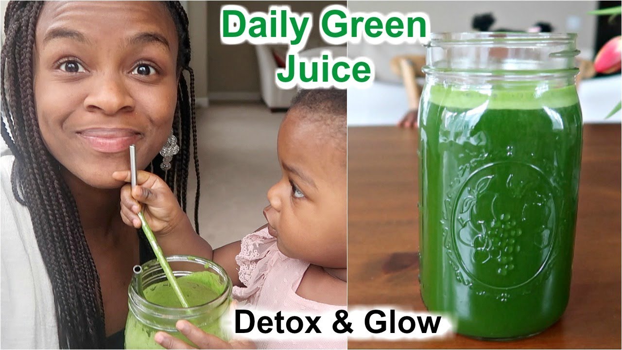 My Daily Green Juice Recipe for Detox & Glow