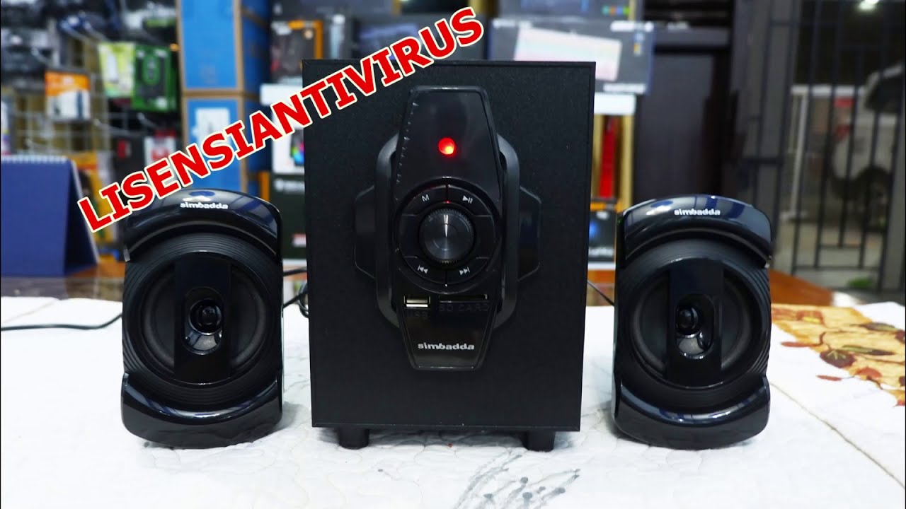 YOUTUBE REVIEW SPEAKER SIMBADDA CST 2100N LISENSIANTIVIRUS
