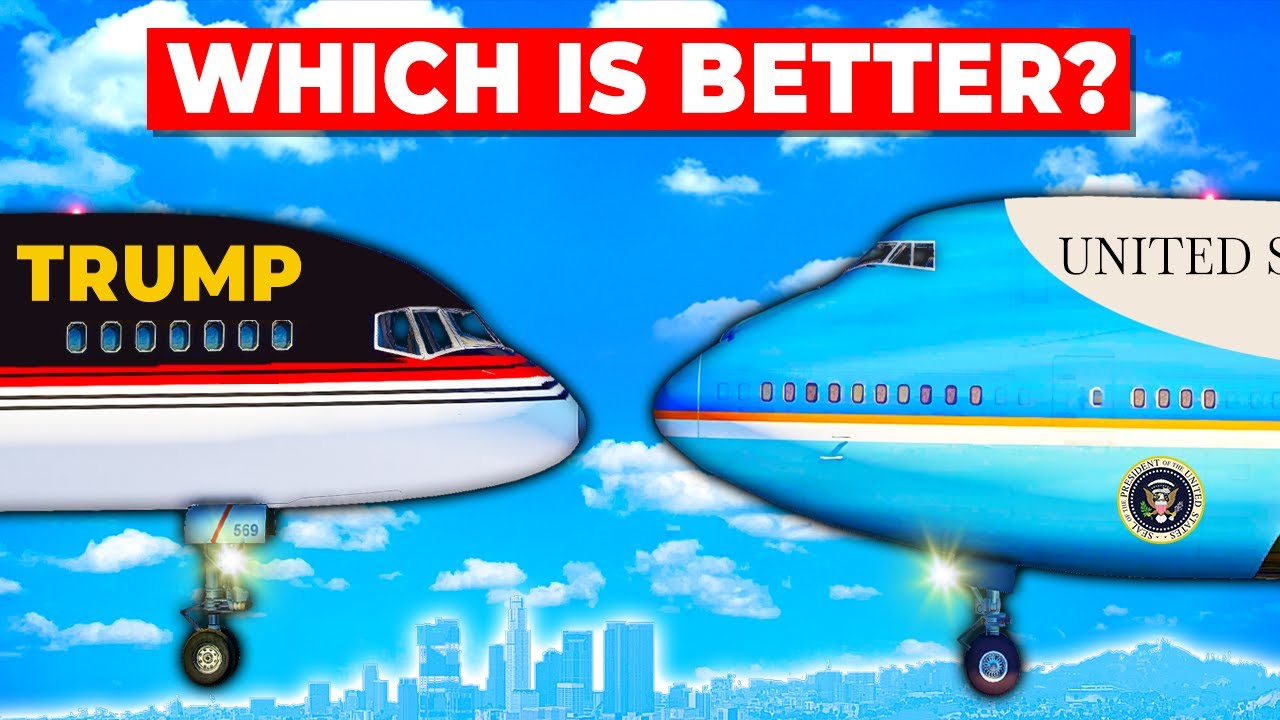 Trump Force One vs Air Force One in GTA 5!