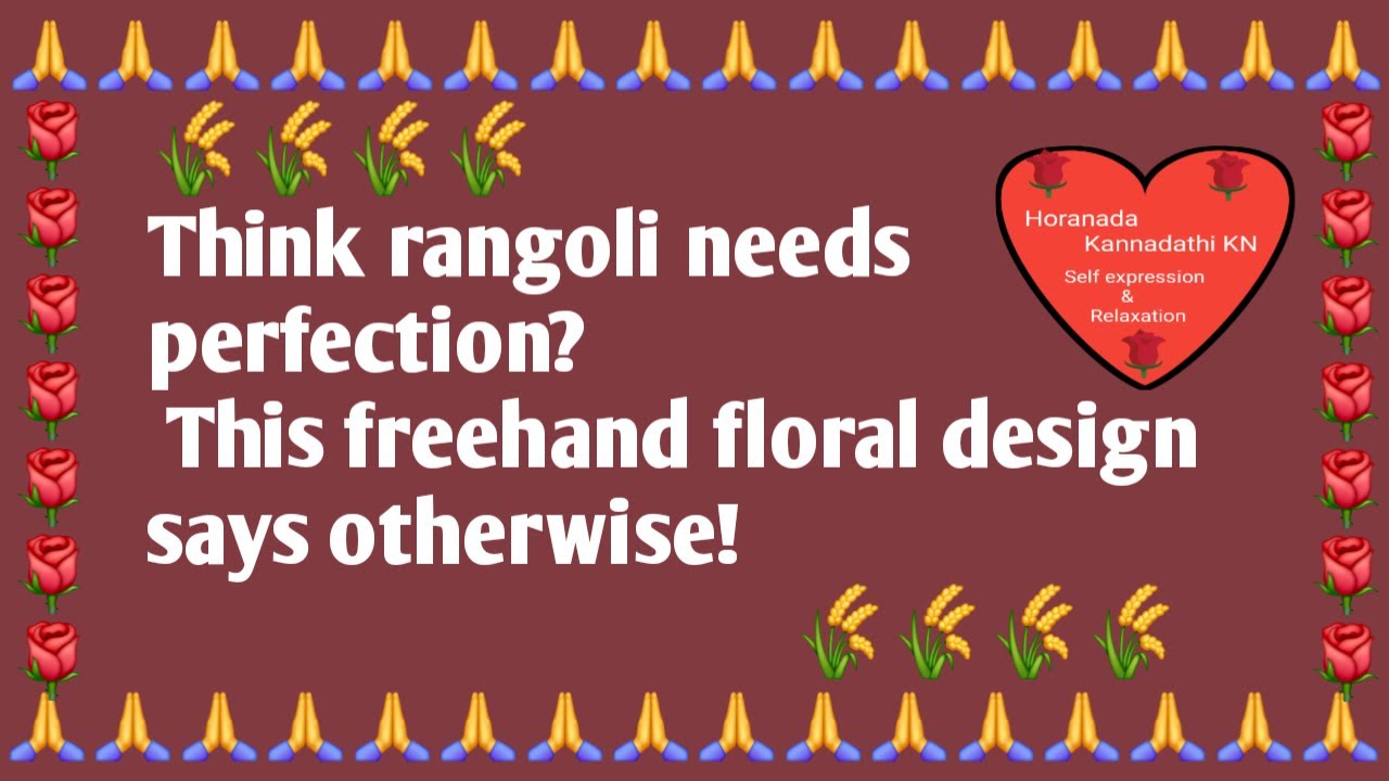 🌾🌾🌾🌾 STUNNING Freehand Flower Rangoli Designs to Try🌼! 🌾🌾🌾🌾 #trending #Viralvideo #rangoli #kolam