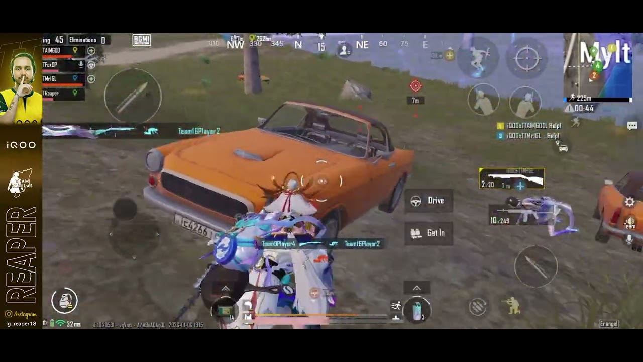 Hunter🪦| Tournament Highlights🔥| iQOO Team Tamilas💛| #tt #reaper 