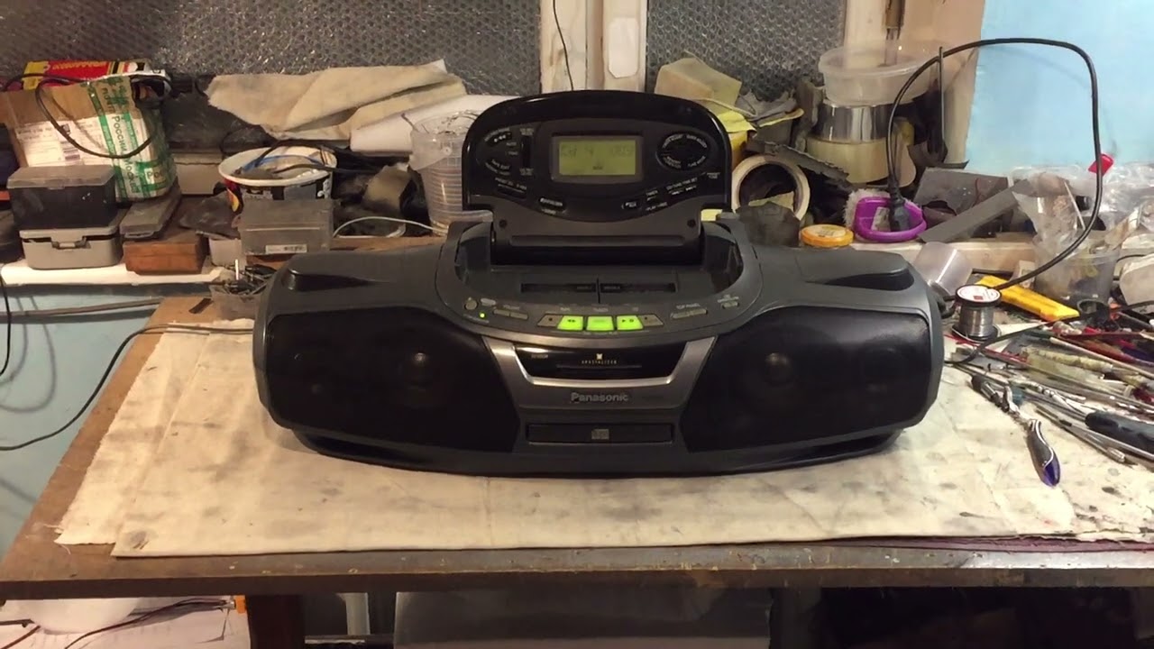 Panasonic RX-ED90 .Полное ТО .Апгрейд звука .Проверка работы