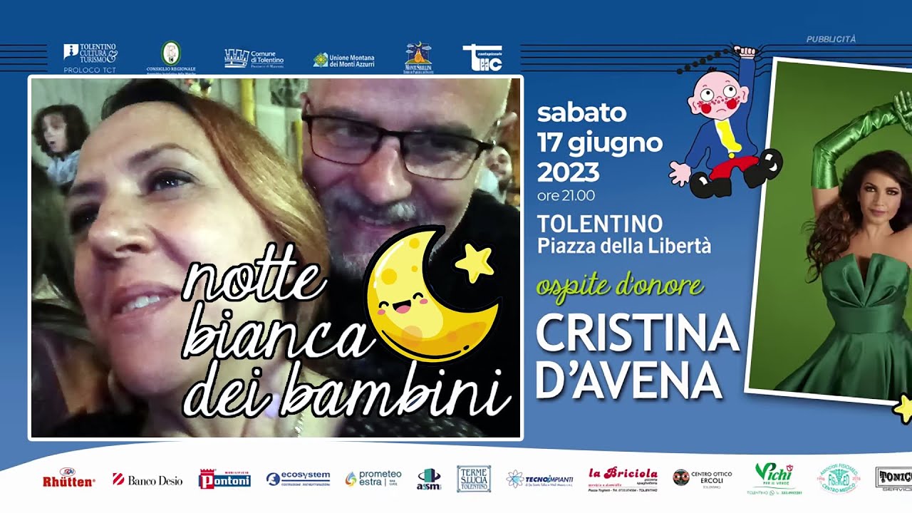 CRISTINA D'AVENA alla 