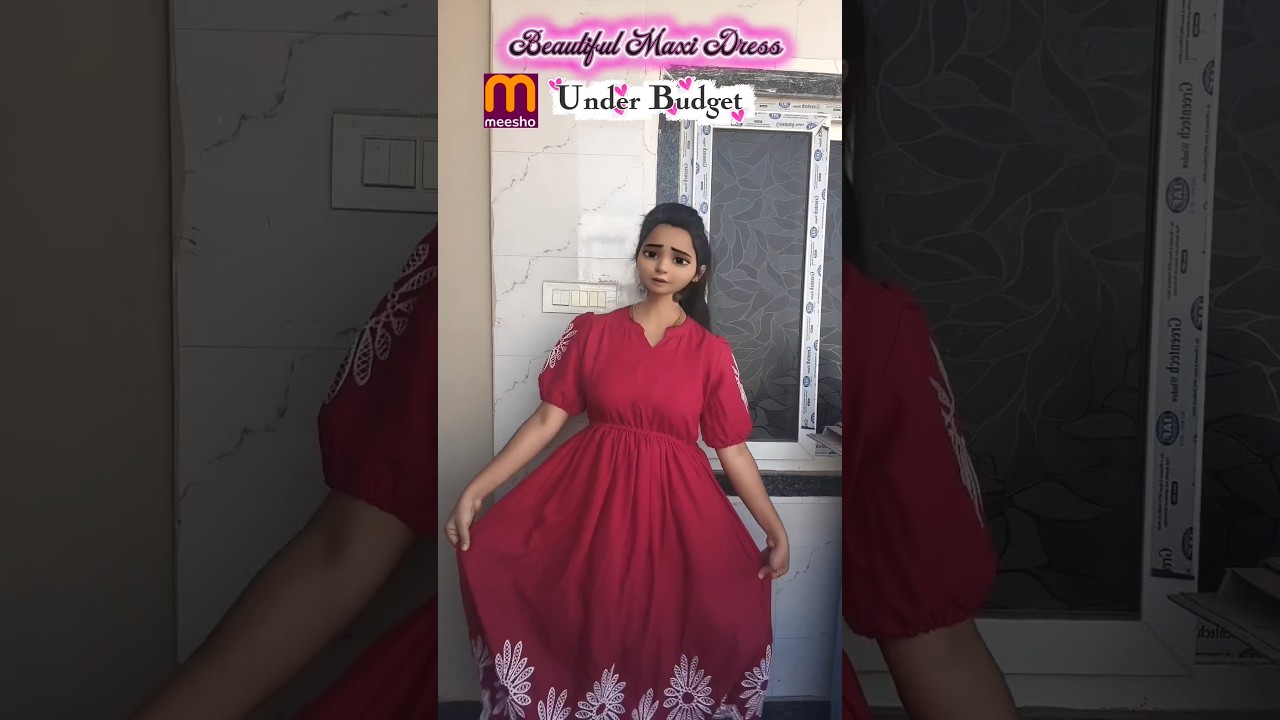 Maxi Dress From Meesho 🤩@meeshoapp 