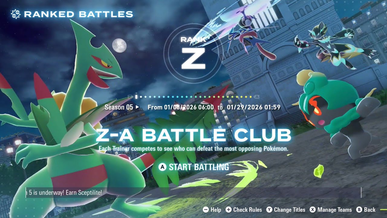 Short Stream Playing Online Pokemon Legends ZA