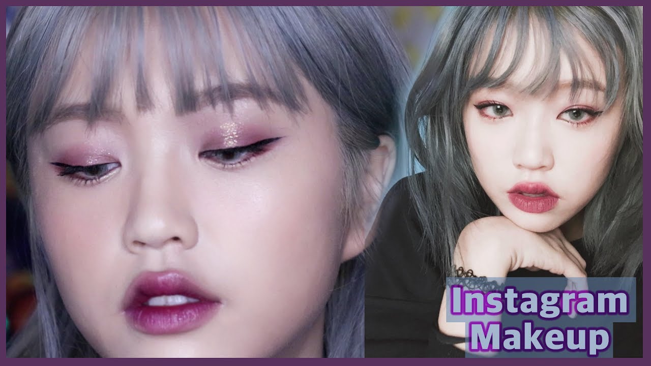 (ENG) 쿨쿨한 딥보라립 메이크업 // Vampy Purple Makeup Look