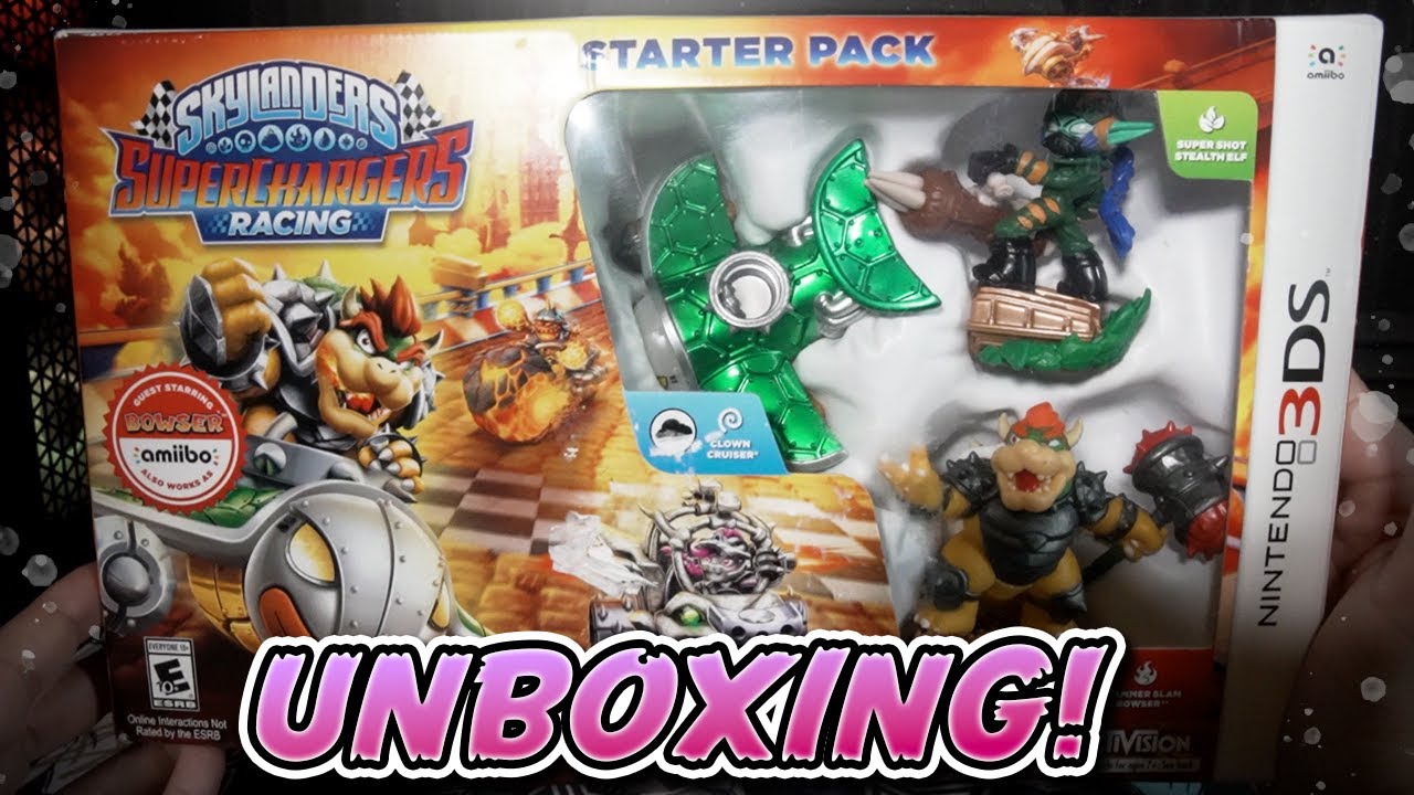 Skylanders Superchargers Racing 3DS Starter Pack Unboxing! | Mikeinoid