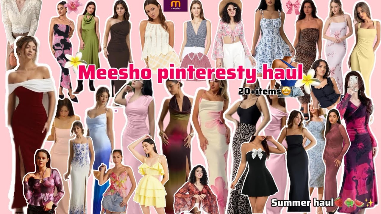 Messho*HUGE*Summer Haul˚.🎀༘⋆| Trendy Dresses,Tops 𐙚🧸ྀི | Starting rs150😱#meesho #meeshohaul#ytvideo